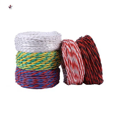 Kabel RVS Tembaga Tahan Api Pasangan Terpintal 2 Teras/Elektrik Isi Rumah
